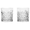 4 x 230ml Cut Glass Whiskey Glasses [103735]