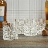 4 x 230ml Cut Glass Whiskey Glasses [103735]