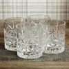 4 x 230ml Cut Glass Whiskey Glasses [103735]