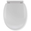 Croydex White Polypropylene Soft Close Toilet Seat [072856]