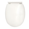 Croydex White Polypropylene Soft Close Toilet Seat [072856]