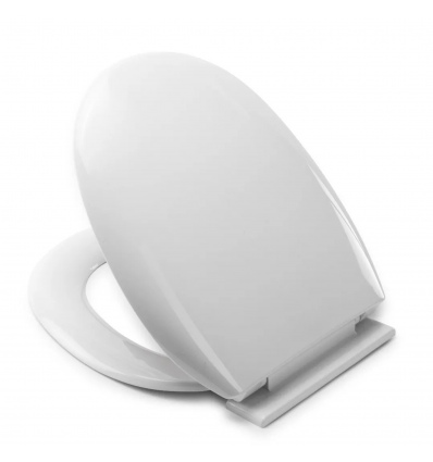 Croydex White Polypropylene Soft Close Toilet Seat [072856]