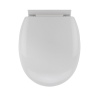 Croydex White Polypropylene Soft Close Toilet Seat [072856]