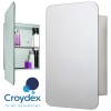 Croydex Medway Stainless Steel Mirror Cabinet [104274]