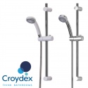 Croydex Basics Shower & Riser Rail Set Kit