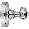 Croydex Wimbourne Flexi Fix Chrome Plated Double Robe Hook [091086]