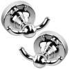 Croydex Wimbourne Flexi Fix Chrome Plated Double Robe Hook [091086]