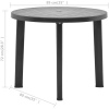 Round Plastic TONDO Table