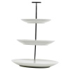 3-Tier Etagere Porcelain Food Stand