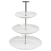 3-Tier Etagere Porcelain Food Stand