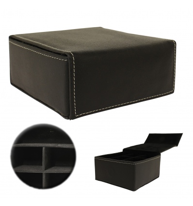 Men's Real Leather Jewellery Box 5 Copartments