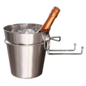 3 Pc Champagne Cooler Bucket With Holder [523663]