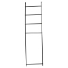 Black Metal Ladder Towel Rack [402255]