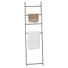 Black Metal Ladder Towel Rack [402255]