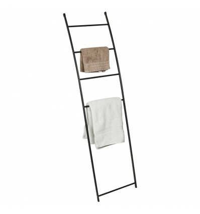 Black Metal Ladder Towel Rack [402255]