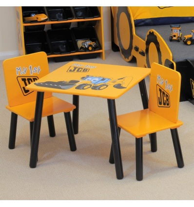 JCB Kids Wooden Table & 2 Chairs [228902]