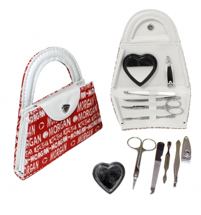 Morgan Travel Handbag Nail Manicure Kit Accessories Set