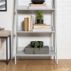 55'' Sophia Wooden Ladder Bookcase Grey [779245]