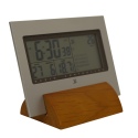 Radio Controlled Desktop Clock - Wooden Base