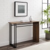 42" Contemporary Waterfall Entryway Console Table