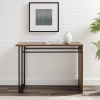 42" Contemporary Waterfall Entryway Console Table