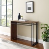 42" Contemporary Waterfall Entryway Console Table