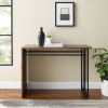 42" Contemporary Waterfall Entryway Console Table