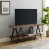 48" 2 Tier TV Console Table