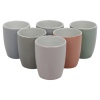 Set of 6 Colourful 240ml Mugs [523059]