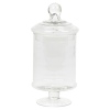 Tall Glass Storage Pot With Lid [234290]