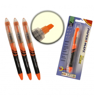 12 x Papermate Liquid Accent Orange Highlighters