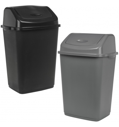 50L Plastic Bin With Swing Lid