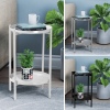 STOLBERG 2 Tier 50cm Metal Side Table