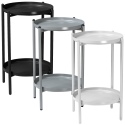 STOLBERG 2 Tier 50cm Metal Side Tables