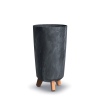 GRACIA TUBUS Tall Slim Plastic Planter With Legs