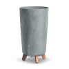 GRACIA TUBUS Tall Slim Plastic Planter With Legs