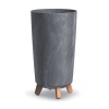 GRACIA TUBUS Tall Slim Plastic Planter With Legs