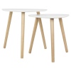 2 Pcs Teardrop Nesting Table