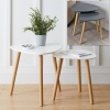 2 Pcs Teardrop Nesting Table