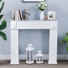 Wooden Fireplace Surround Stoarge Unit