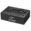 Leaf Designed Lid Wooden Tea Box