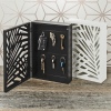 Tropical Leaf Key Box With Hinged Door