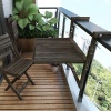 Toronto Adjustable Hanging Balcony Folding Deck Tables