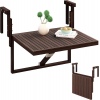 Toronto Adjustable Hanging Balcony Folding Deck Tables