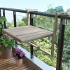 Toronto Adjustable Hanging Balcony Folding Deck Tables