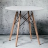 TROMSO 80cm Round Scandi Style Kitchen Table