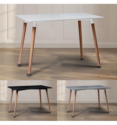 TROMSO 110cm Rectangle Scandi Style Kitchen Table