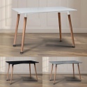 TROMSO 110cm Rectangle Scandi Style Kitchen Table