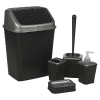 5Pc  Rattan Elegance Bathroom Set