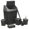 5Pc  Rattan Elegance Bathroom Set